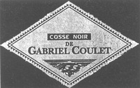 COSSE NOIR DE Gabriel Coulet