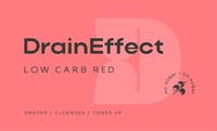 DrainEffect LOW CRAB RED DRAINS CLEANSES TONES UP no sugar