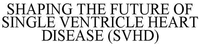 SHAPING THE FUTURE OF SINGLE VENTRICLE HEART DISEASE (SVHD)