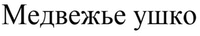 Medvezh'e ushko