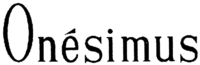 Onésimus