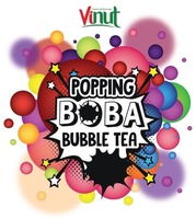 Foods and Beverage Vinut POPPING BOBA BUBBLE TEA