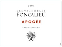 2008 LES VIGNOBLES FONCALIEU APOGÉE SAINT-CHINIAN