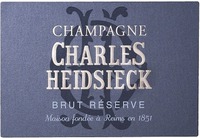 CHAMPAGNE CHARLES HEIDSIECK BRUT RÉSERVE Maison fondée à Reims en 1851