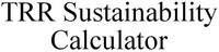 TRR Sustainability Calculator