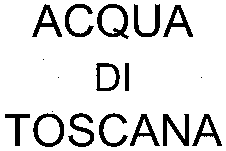 ACQUA DI TOSCANA