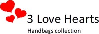 3 Love Hearts Handbags collection