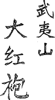 WU YI SHAN DA HONG PAO.