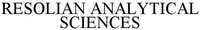 RESOLIAN ANALYTICAL SCIENCES