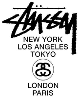 STüSSY NEW YORK LOS ANGELES TOKYO SS LONDON PARIS