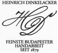 HEINRICH DINKELACKER FEINSTE BUDAPESTER HANDARBEIT SEIT 1879