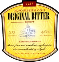 H. POULSEN & CO.S ORIGINAL BITTER RECEPT