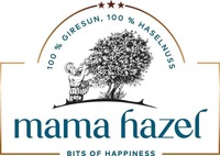 100 % GIRESUN, 100 % HASELNUSS mama hazel BITS OF HAPPINESS
