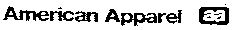 American Apparel aa