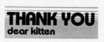THANK YOU dear kitten