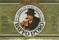 MORETTI BAFFO D'ORO BIRRA DI PURO MALTO