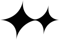 La marca consta de dos elementos que se funden entre sí, cada uno de los cuales se asemeja a una estrella más grande y otra más pequeña.