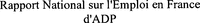 Rapport National sur l'Emploi en France d'ADP