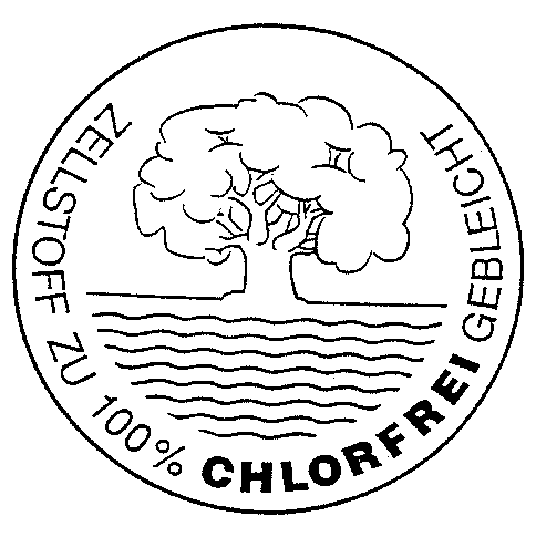 ZELLSTOFF ZU 100% CHLORFREI GEBLEICHT