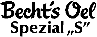 Becht's Oel Spezial 