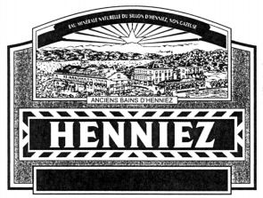 EAU MINERALE NATURELLE DU SILLON D'HENNIEZ NON GAZEUSE HENNIEZ