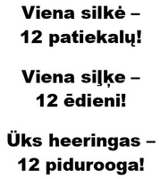 Viena silkė 12 patiekalų Viena silke 12 edieni Ueks heeringas 12 pidurooga