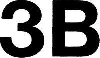 3 B