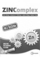 ZINComplex cink 15mg + vitamin C 300mg + selen 55 ug + bakar 1mg BEZ ŠEĆERA VITAMIN C Cu Se Zn INPHARM