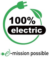 100% electric e-mission possible