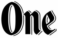 One