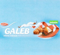 GALEB mlecna cokolada milk chocolate noisette Pionir
