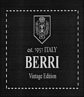 est. 1951 ITALY BERRI Vintage Edition