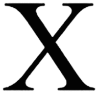 X