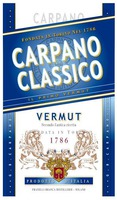 CARPANO CLASSICO VERMUT FONDATA IN TORINO 1786