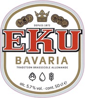 DEPUIS 1872 EKU BAVARIA TRADITION BRASSICOLE ALLEMANDE