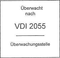 Überwacht nach VDI 2055 Überwachungsstelle