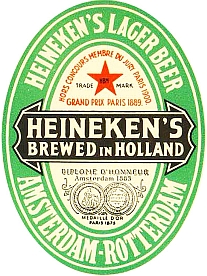 HEINEKEN'S LAGERBEER