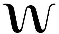 w