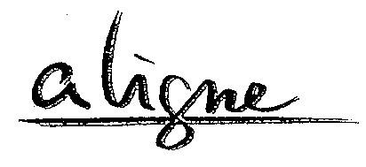 a ligne