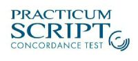 PRACTICUM SCRIPT CONCORDANCE TEST