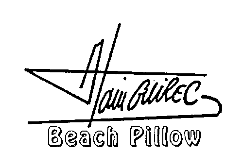 Alain GUIREC Beach Pillow