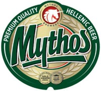 MYTHOS BREWERY PREMIUM QUALITY HELLENIC BEER GOLD AWARD 2001