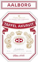 AALBORG TAFFEL AKVAVIT Siden 1846
