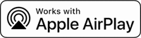 Works with Apple AirPlay