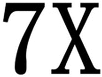 7X