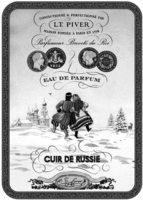 CUIR DE RUSSIE CONFECTIONNÉ & PERFECTIONNÉ PAR L.T. PIVER MAISON FONDÉE À PARIS EN 1774 Parfumeur Breveté du ROI EAU DE PARFUM