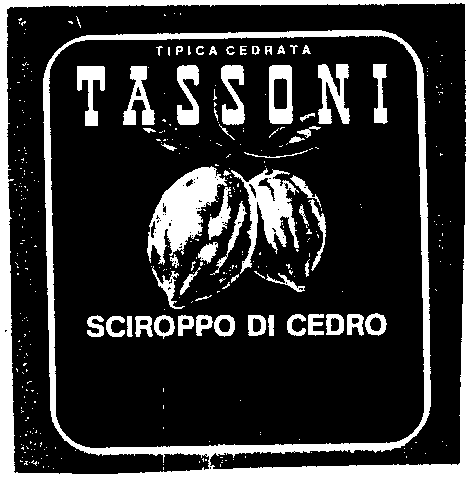 TASSONI SCIROPPO DI CEDRO