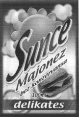 SUNCE Majonez delikates
