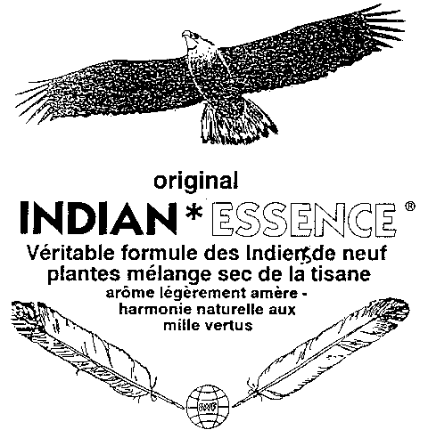 original INDIAN * ESSENCE Véritable formule des Indiens de neuf plantes mélange sec de la tisane IWF