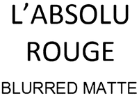 L'ABSOLU ROUGE BLURRED MATTE